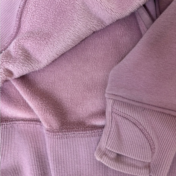 Athleta Fur Lined Oversized Hoodie Size Small - Picture 5 of 5